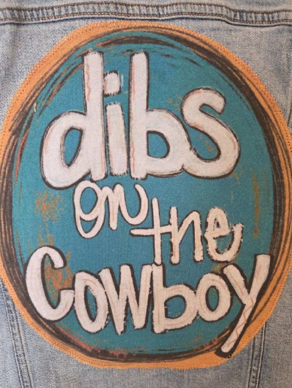 BOUTIQUE  STYLE Denim LUCKY JACKET .. COUNTRY GIRL Fun ! - Picture 2 of 5